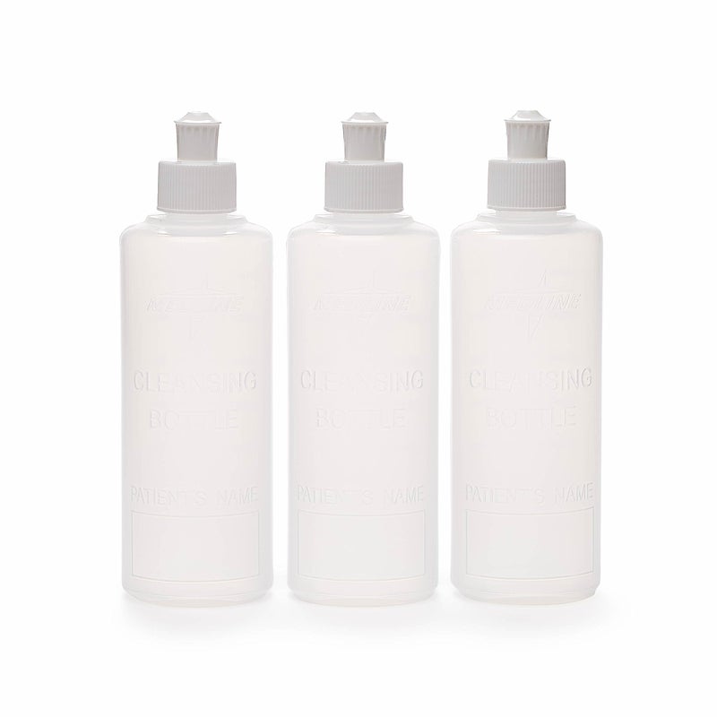 Medline Squirt Bottle, Postpartum Peri Bottle, 3 Pack, 8 Oz Perineal Irrigation Bottle, Cleansing Bottle for New Moms or Bidet Use - Image 2